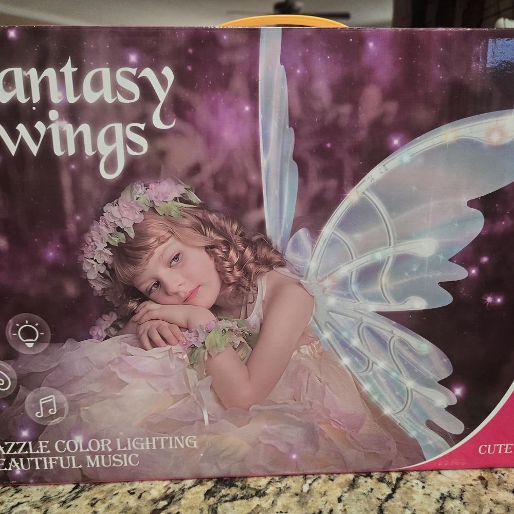 Light UP Gitls BUTTERFLY WINGS